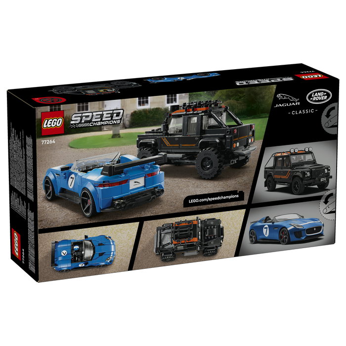 LEGO Speed Champions Jaguar Project 7 y Land Rover Defender 77264