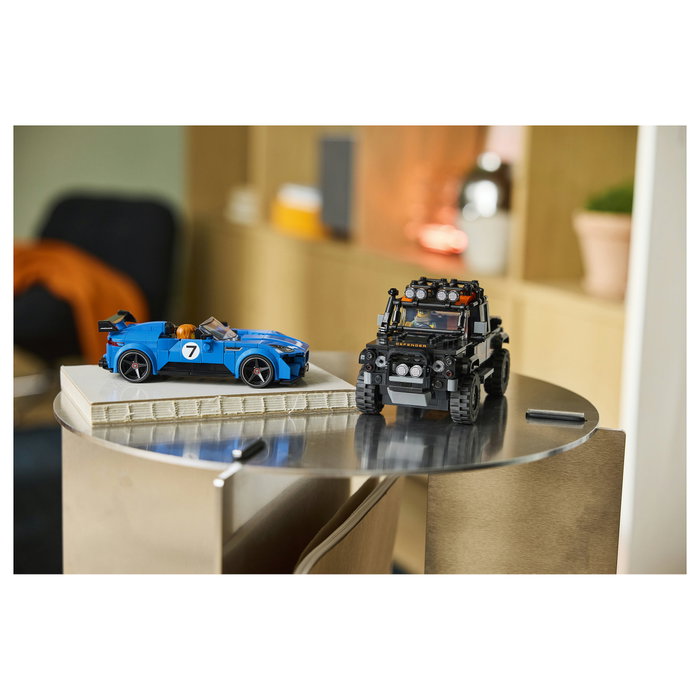 LEGO Speed Champions Jaguar Project 7 y Land Rover Defender 77264