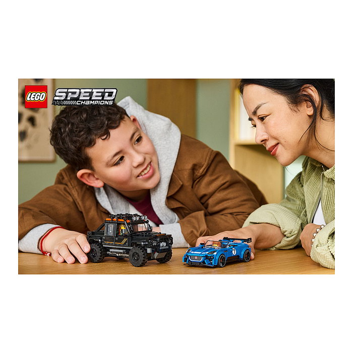 LEGO Speed Champions Jaguar Project 7 y Land Rover Defender 77264