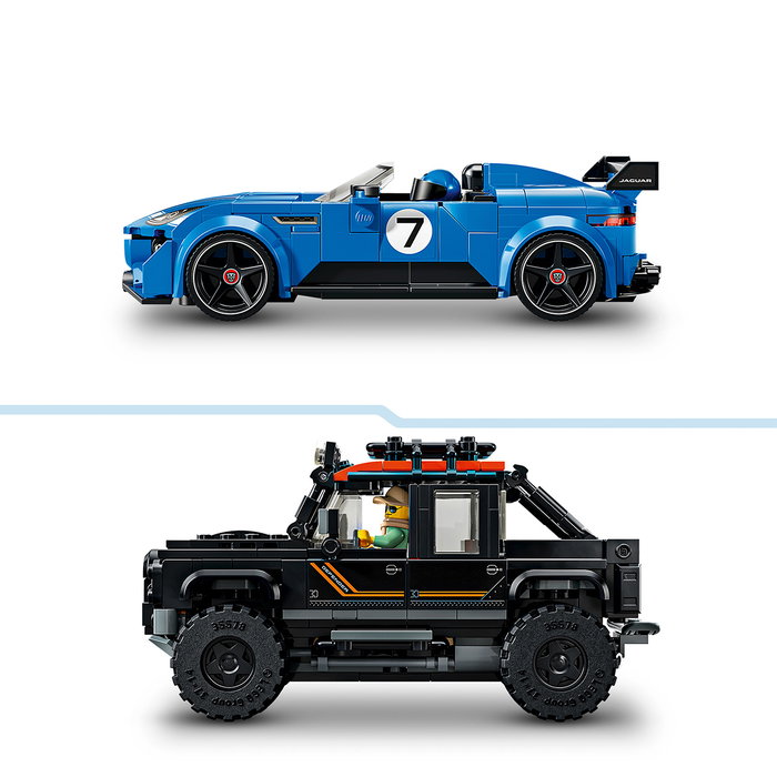 LEGO Speed Champions Jaguar Project 7 y Land Rover Defender LEGO Speed Champions Jaguar Project 7 y Land Rover Defender