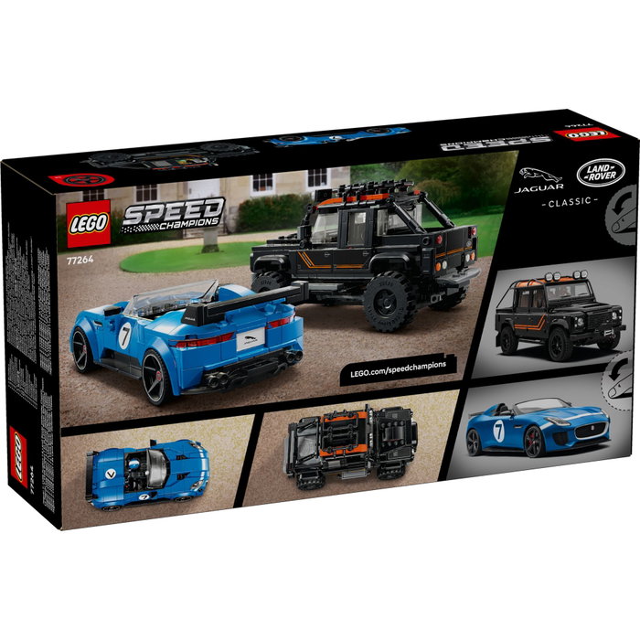 LEGO Speed Champions Jaguar Project 7 y Land Rover Defender 77264