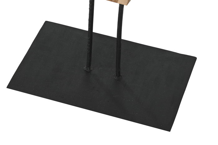 DKD Home Decor Figura Teca y Hierro Pieza Única