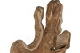DKD Home Decor Figura Teca y Hierro Pieza Única