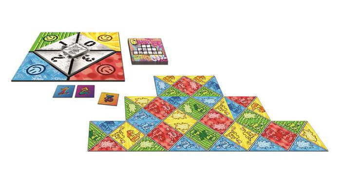 Mercurio Graffiti Rush - Juego de Tablero y Cartas en Español para +8 Años