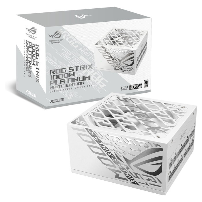 Asus ROG STRIX 1000P Gaming White 1000W Blanco Asus ROG STRIX 1000P Gaming White 1000W Blanco