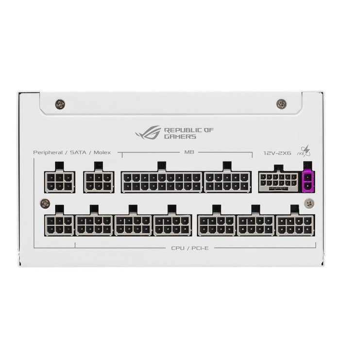 ASUS ROG STRIX 1000P Fuente de Alimentación Gaming 1000W Blanco 80 Plus Platinum, ATX, Modular, Ventilador Semi-Pasivo, 100-240V, PCIe 16 Pines