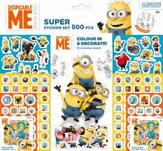 BASE SUPER STICKER SET 500 PCS (MINIONS), VV.AA. - BASE