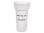 Giftdecor Jarron Florista Blanco 43 cm Plastico (Set de 12)