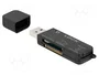 DeLOCK Lector de tarjetas SuperSpeed USB para SD, Micro SD y MS