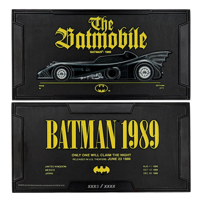 DC Comics Lingote Batman Batmobile XL Limited Edition DC Comics Lingote Batman Batmobile XL Limited Edition