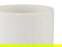 Berilo Vaso Redondo Blanco Resina 7.8x10.5x7.8 cm (Set de 6)