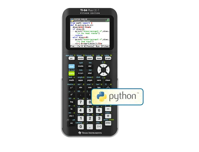 Texas Instruments TI-84 Plus CE-T Python Edition Calculadora Gráfica