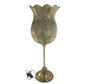 DKD Home Decor Lámpara de Sobremesa Metal Dorado 21x21x50 cm