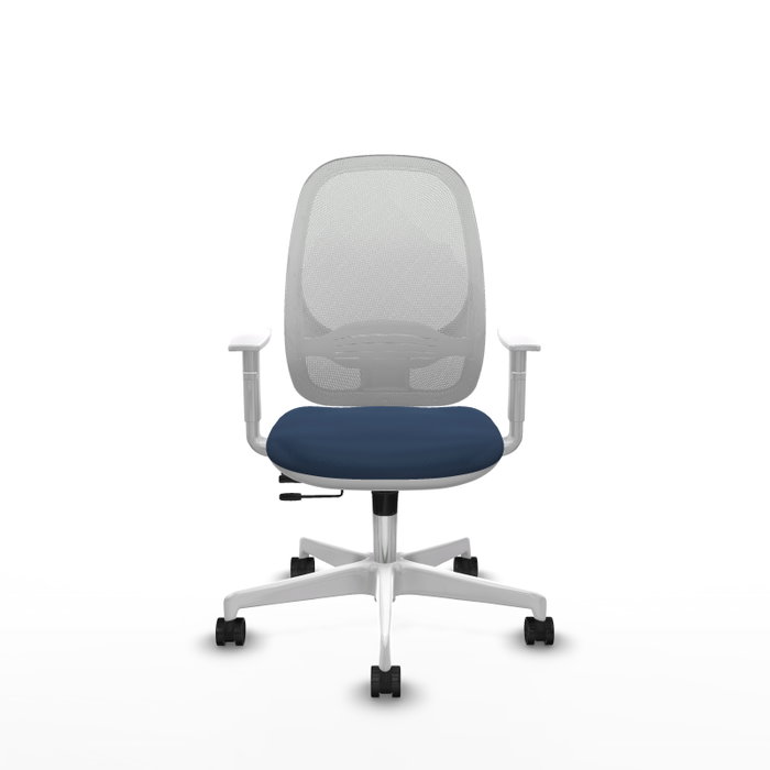 PIQUERAS Y CRESPO Silla de oficina Cilanco Azul marino y Blanco PIQUERAS Y CRESPO Silla de oficina Cilanco Azul marino y Blanco