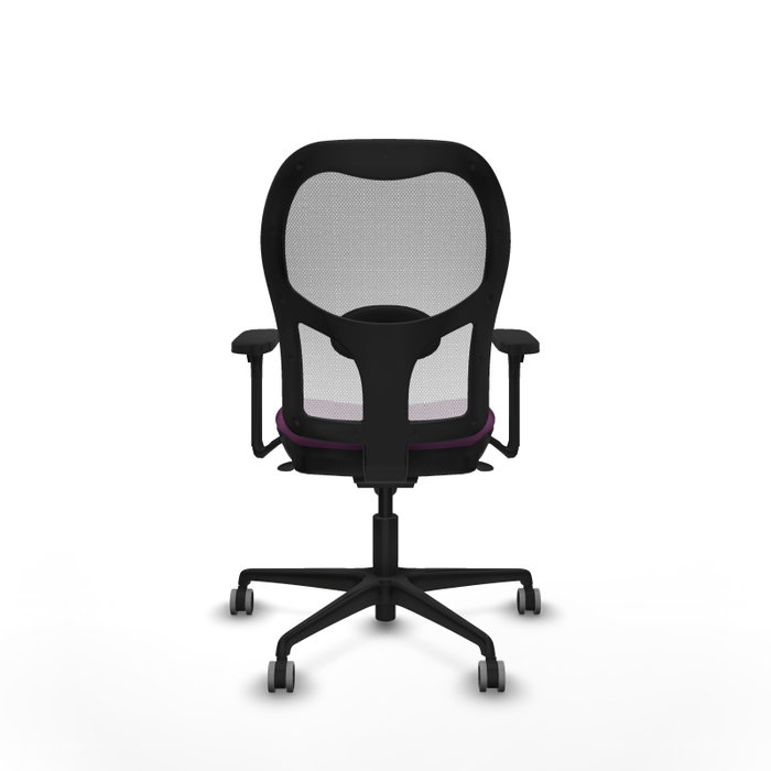 PIQUERAS Y CRESPO Silla de oficina Jorquera con mecanismo Sincro, Morado y Blanco