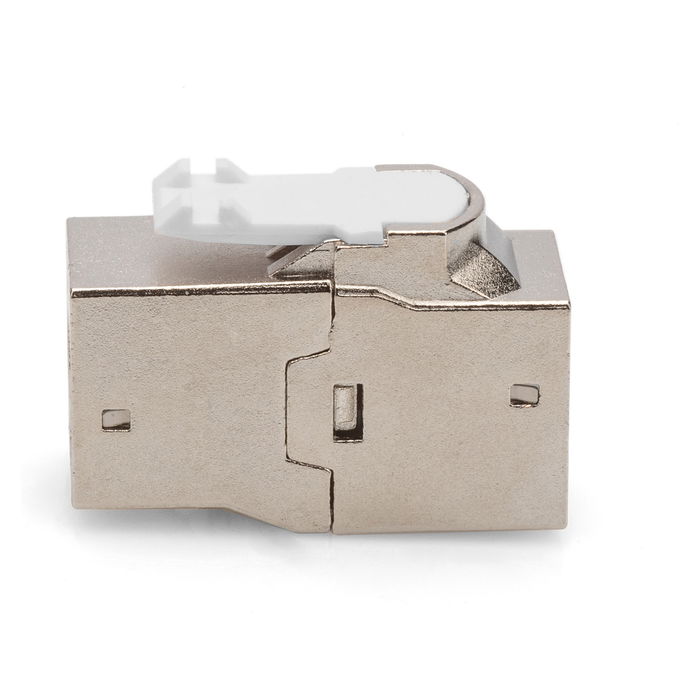 Digitus Acoplador modular CAT 6A, apantallado, RJ-45, RJ-45, Níquel