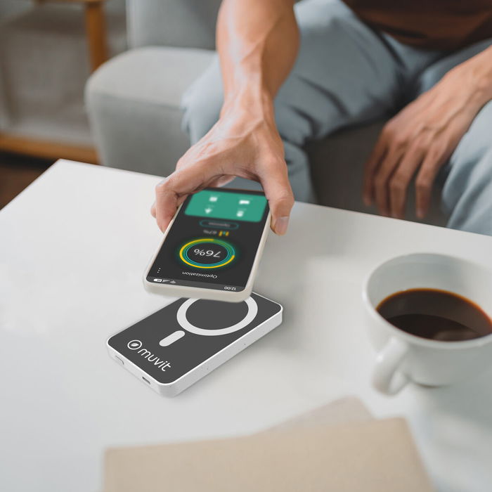 Powerbank Muvit for Change DP51AQ-R Blanco 5000 mAh Powerbank Muvit for Change DP51AQ-R Blanco 5000 mAh