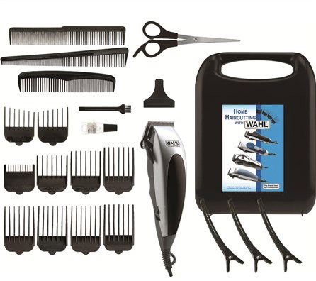 Wahl 9243-2216 Cortapelos Home Pro Cutting Kit para Casa con Cuchillas de Carbono Autoafilables y Motor Potente