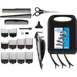 Wahl 9243-2216 Cortapelos Home Pro Cutting Kit para Casa con Cuchillas de Carbono Autoafilables y Motor Potente