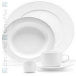 President Fil Oro Plato Llano para Vajilla, 27 cm de Diametro