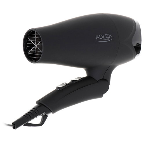 ADLER Secador de Pelo 2100W con Difusor, Recubrimiento de Goma