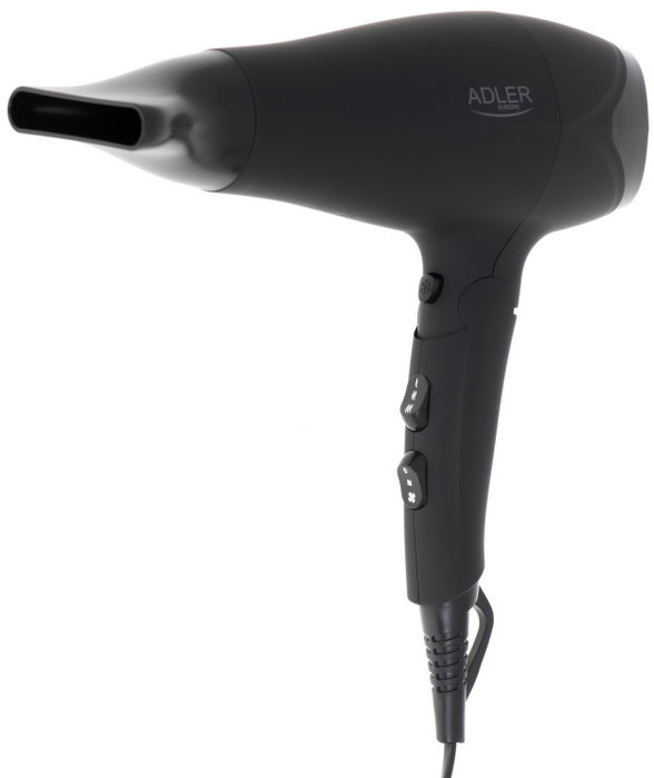 ADLER Secador Adler 2100W con difusor y recubrimiento de goma