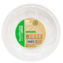 Maxi products Plato Llano Redondo 17cm Reutilizable Blanco - 100 Unidades