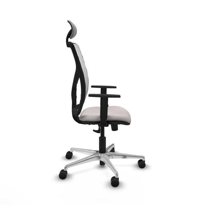 PIQUERAS Y CRESPO Silla de oficina Motilla con mecanismo Sincro, Blanco PIQUERAS Y CRESPO Silla de oficina Motilla con mecanismo Sincro, Blanco