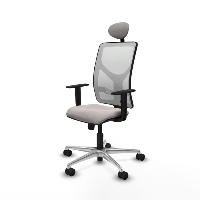 PIQUERAS Y CRESPO Silla de oficina Motilla con mecanismo Sincro, Blanco PIQUERAS Y CRESPO Silla de oficina Motilla con mecanismo Sincro, Blanco
