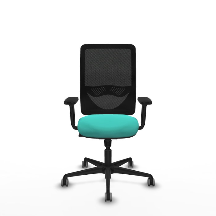 PIQUERAS Y CRESPO Silla de oficina Zulema con mecanismo Sincro, Turquesa y Negro PIQUERAS Y CRESPO Silla de oficina Zulema con mecanismo Sincro, Turquesa y Negro