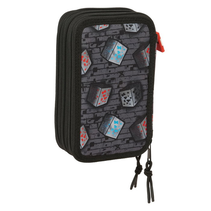 Safta Estuche Minecraft Graffiti Triple 37 Piezas Safta Estuche Minecraft Graffiti Triple 37 Piezas