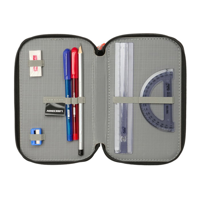 Safta Estuche Minecraft Graffiti Triple 37 Piezas Safta Estuche Minecraft Graffiti Triple 37 Piezas