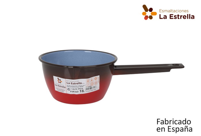 La Estrella Cazo Pico 16cm - 1.7L Fuego La Estrella Cazo Pico 16cm - 1.7L Fuego