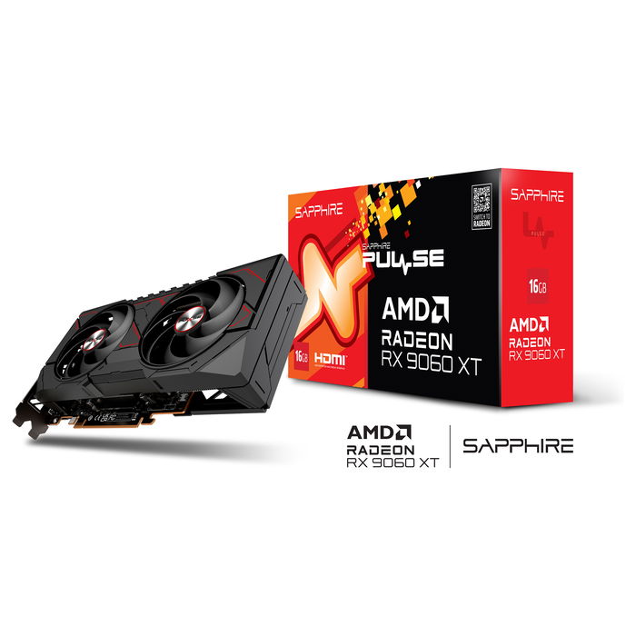 Sapphire RX 9060 XT OC 16GB GDDR6 Tarjeta Gráfica Gaming Radeon Sapphire RX 9060 XT OC 16GB GDDR6 Tarjeta Gráfica Gaming Radeon