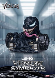 Venom Estatua tamaño real Movie Series Venom Symbiote 24 cm