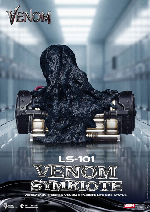 Venom Estatua tamaño real Movie Series Venom Symbiote 24 cm