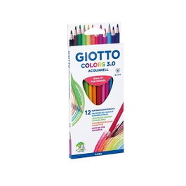 Giotto C.12 Lápices Acuarelables Colores Surtidos