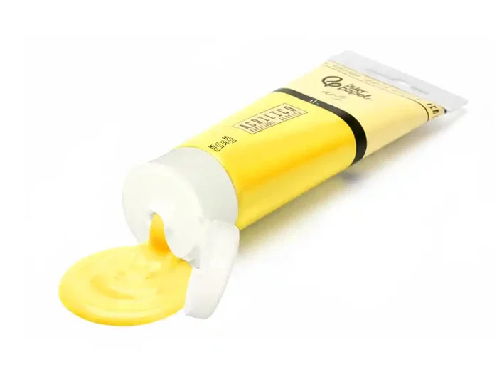 Liderpapel Pintura Acrílica Tubo de Plástico 60 ml Color Amarillo