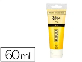 Liderpapel Pintura Acrílica Tubo de Plástico 60 ml Color Amarillo
