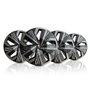 Sparco Nagoya Tapacubos Bicolor 15 pulgadas Negro / Gris (4 piezas)