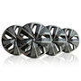 Sparco Nagoya Tapacubos Bicolor 15 pulgadas Negro / Gris (4 piezas)
