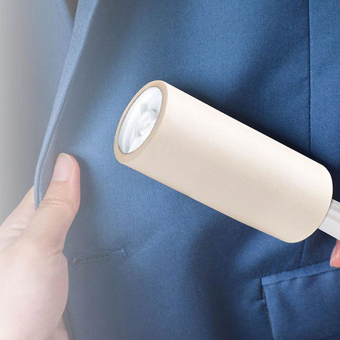 Lifetime Rodillo Quitapelusas Adhesivo con 2 Recambios (30 Hojas)