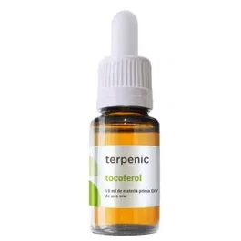 TERPENIC Vitamina E Natural Tocoferol Mezcla de Tocoferoles, Ingrediente Antioxidante para Cosmética y Alimentación, 70% Natural, 10 ml