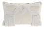 DKD Home Decor Cojín de Poliéster 50x30 Crudo con Aplicaciones, Pack de 2
