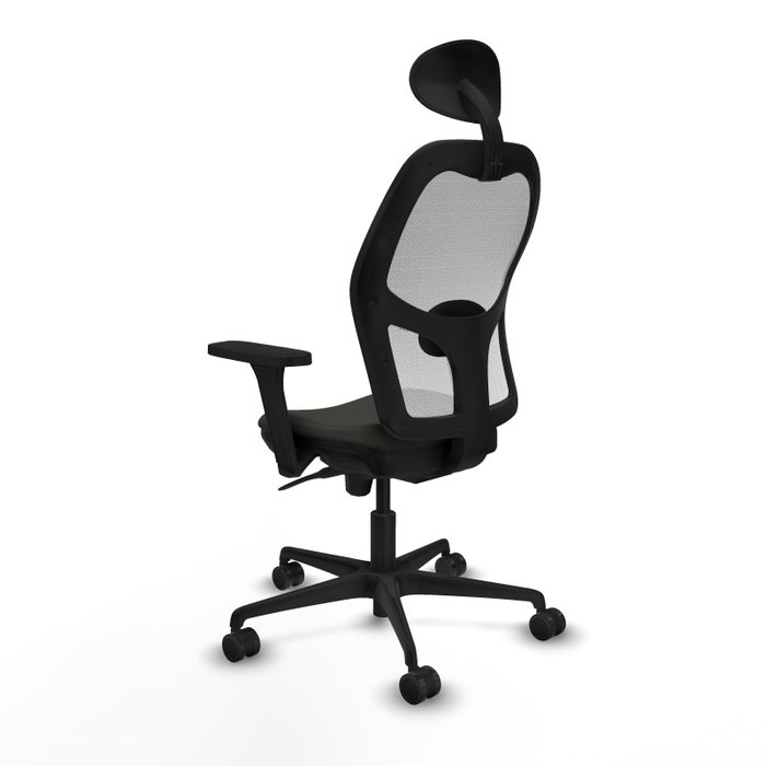 PIQUERAS Y CRESPO Silla de oficina Jorquera con mecanismo Sincro, brazos 3D y cabecero fijo PIQUERAS Y CRESPO Silla de oficina Jorquera con mecanismo Sincro, brazos 3D y cabecero fijo