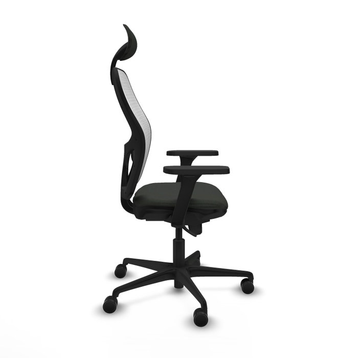 PIQUERAS Y CRESPO Silla de oficina Jorquera con mecanismo Sincro, brazos 3D y cabecero fijo PIQUERAS Y CRESPO Silla de oficina Jorquera con mecanismo Sincro, brazos 3D y cabecero fijo