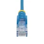 StarTech.com N6PAT250CMBLS Cable de Red Ethernet CAT6 U/UTP Delgado Snagless LSZH - 2.5 Metros - Azul - Conectores RJ-45 Macho Chapados en Oro - 28 AWG