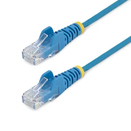 Startech.com Cable de Red Cat6 Delgado 2,5 m Azul RJ45 Snagless