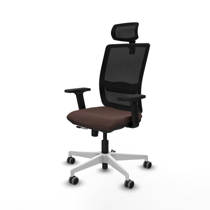 PIQUERAS Y CRESPO Silla de oficina Haches Marrón y Negro