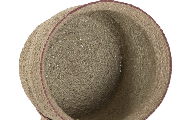 DKD Home Decor Macetero Natural Fibra 35x35x35 cm Set 3
